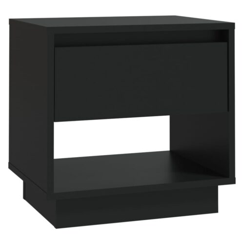 Bedside Cabinets 2pcs Black 45x34x44cm Engineered Wood - Image 5