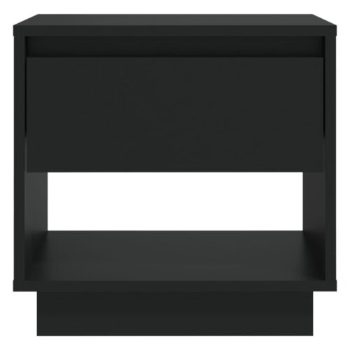 Bedside Cabinets 2pcs Black 45x34x44cm Engineered Wood - Image 6