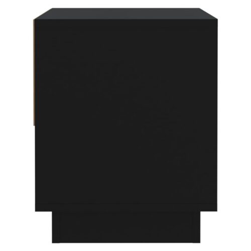 Bedside Cabinets 2pcs Black 45x34x44cm Engineered Wood - Image 8