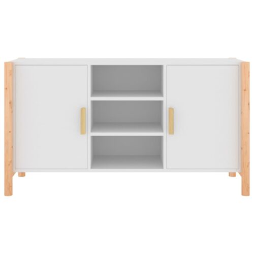 Sideboard White 107x38x60cm Engineered Wood - Image 5