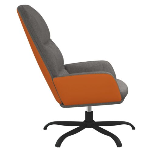 Relaxing Chair Light Grey Fabric - Image 4