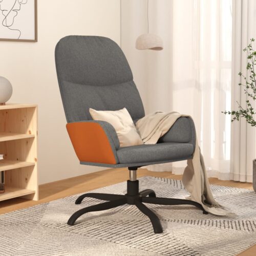 Relaxing Chair Light Grey Fabric - Image 10