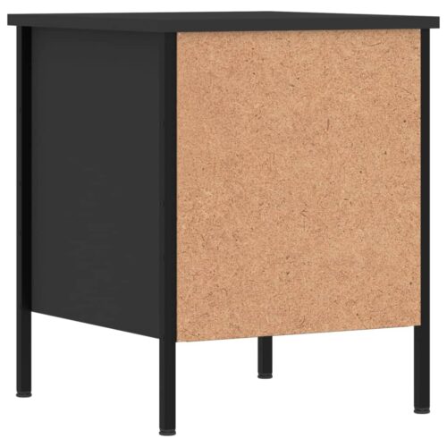 Bedside Cabinets 2pcs Black 40x42x50cm Engineered Wood - Image 9