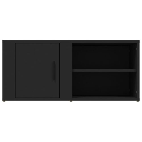 TV Cabinets 2pcs Black 80x31.5x36cm Engineered Wood - Image 6