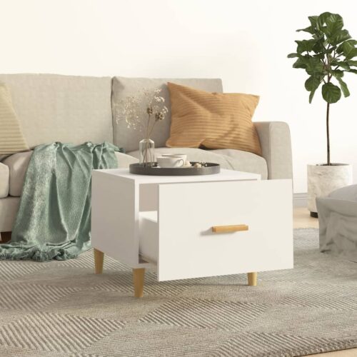 Coffee Tables 2pcs White 50x50x40cm Engineered Wood - Image 3
