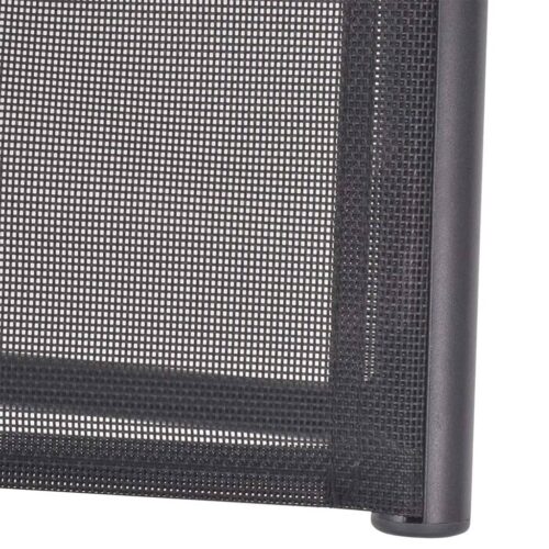Outdoor Recliner Chair Garden Patio Balcony Sun Lounge Seat Aluminium Black - Image 7