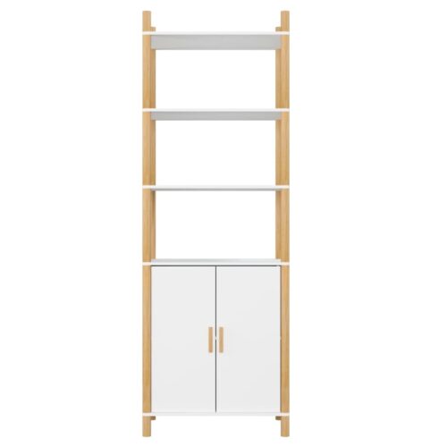 Highboard White 60x40x173cm Engineered Wood - Image 3