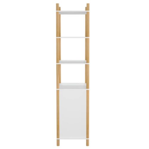 Highboard White 60x40x173cm Engineered Wood - Image 4