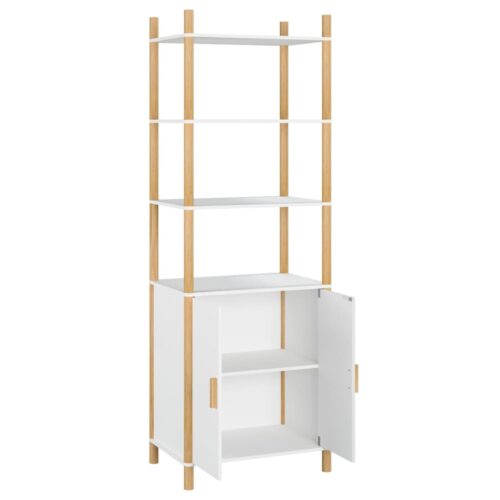 Highboard White 60x40x173cm Engineered Wood - Image 5