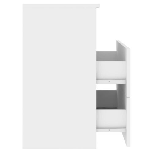 Bed Cabinets 2pcs White 50x32x60cm - Image 8