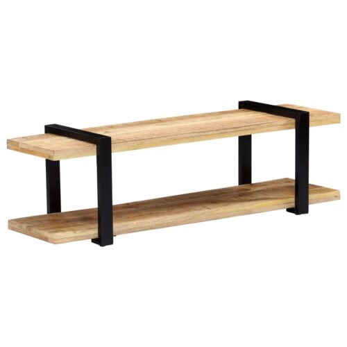 TV Cabinet 130x40x40cm Solid Mango Wood - Image 11