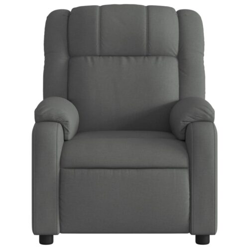 Electric Massage Recliner Chair Dark Grey Fabric - Image 8