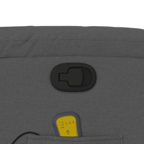 Stand up Massage Recliner Chair Dark Grey Fabric - Image 11