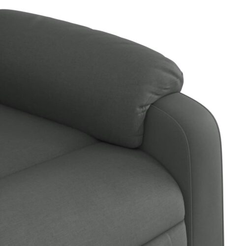 Electric Stand up Massage Recliner Chair Dark Grey Fabric - Image 11