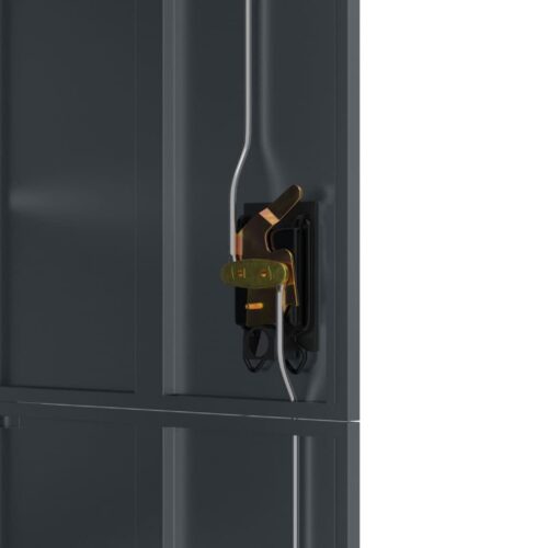 File Cabinet Anthracite 90x40x180cm Steel - Image 8