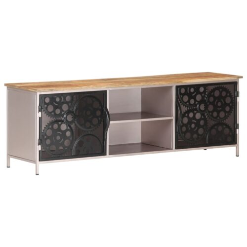 TV Cabinet 120x30x40cm Rough Mango Wood