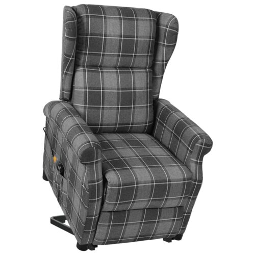 Stand up Massage Chair Grey Fabric - Image 9