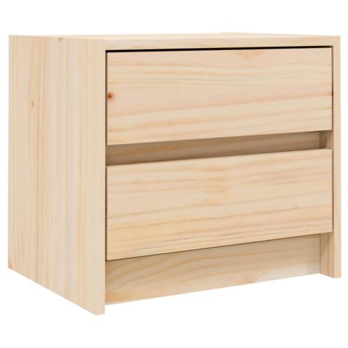 Solid Pine Wood Bedside Table Drawer Storage Side Cabinet Bedroom Nightstand