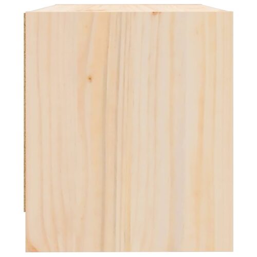 Solid Pine Wood Bedside Table Drawer Storage Side Cabinet Bedroom Nightstand - Image 7