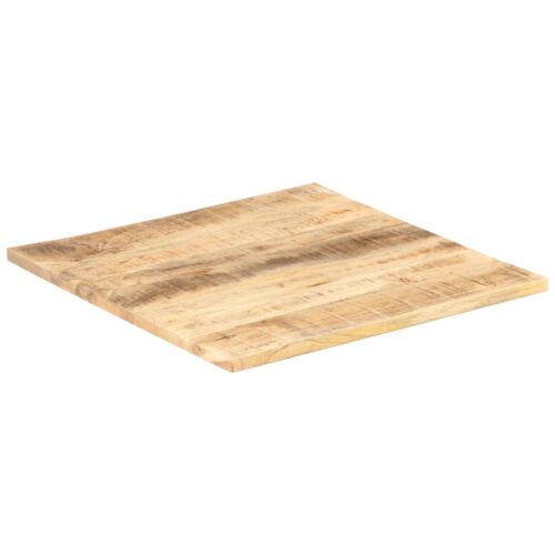 Table Top Solid Wood Mango 25-27mm 60x60cm DIY Desk Panel Board - Image 2