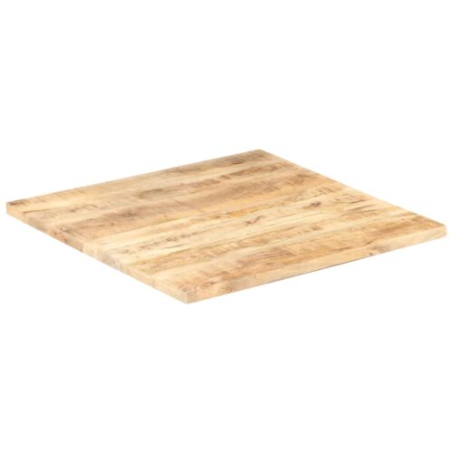 Table Top Solid Wood Mango 25-27mm 60x60cm DIY Desk Panel Board - Image 8