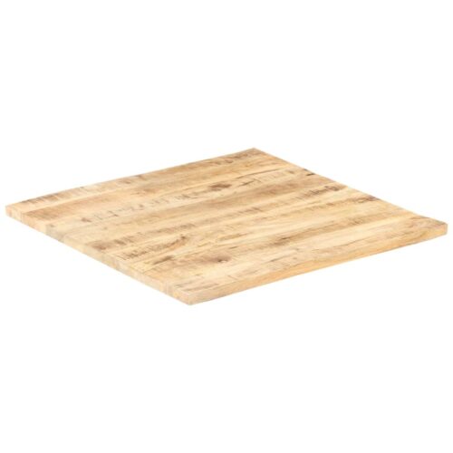 Table Top Solid Wood Mango 25-27mm 60x60cm DIY Desk Panel Board - Image 9