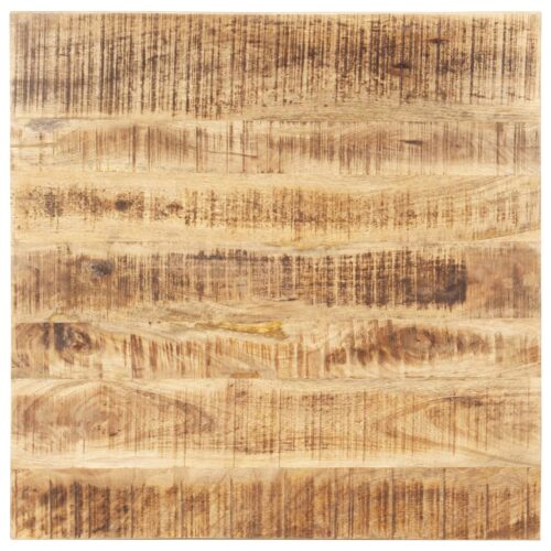 Table Top Solid Wood Mango 25-27mm 60x60cm DIY Desk Panel Board - Image 11