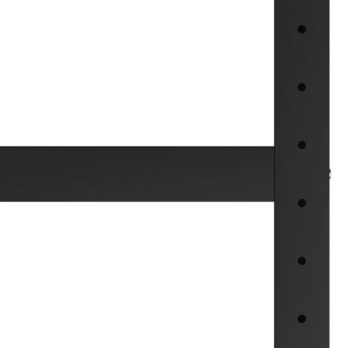 Work Bench Frame Metal 120x57x79cm Black Red - Image 4