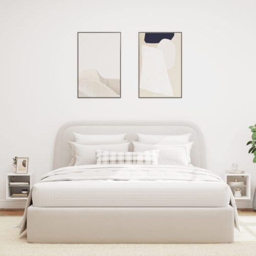 TV Wall Cabinets with LED Lights 2pcs White 30x28.5x30cm - Image 5