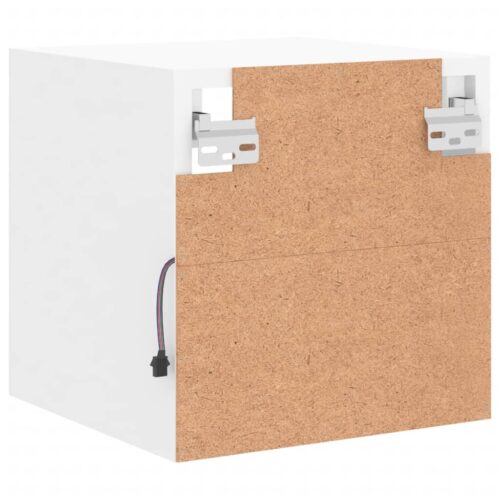 TV Wall Cabinets with LED Lights 2pcs White 30x28.5x30cm - Image 11