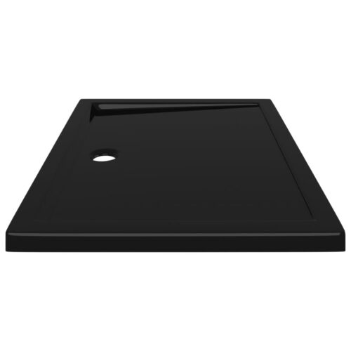 Rectangular ABS Shower Base Tray Bathroom Floor Trays Black 80x100cm - Image 4
