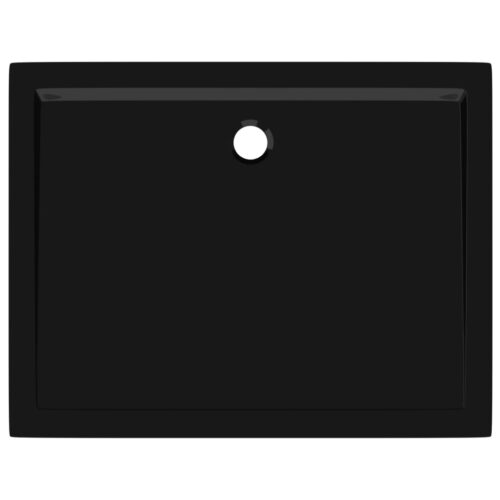 Rectangular ABS Shower Base Tray Bathroom Floor Trays Black 80x100cm - Image 5
