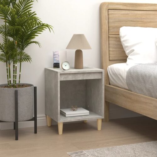 Bedside Cabinets 2pcs Concrete Grey 40x35x50cm - Image 3