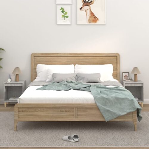 Bedside Cabinets 2pcs Concrete Grey 40x35x50cm - Image 10