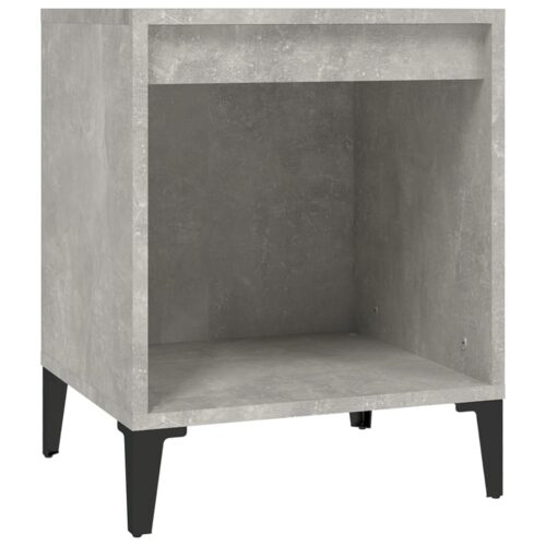 Bedside Cabinets 2pcs Concrete Grey 40x35x50cm - Image 5