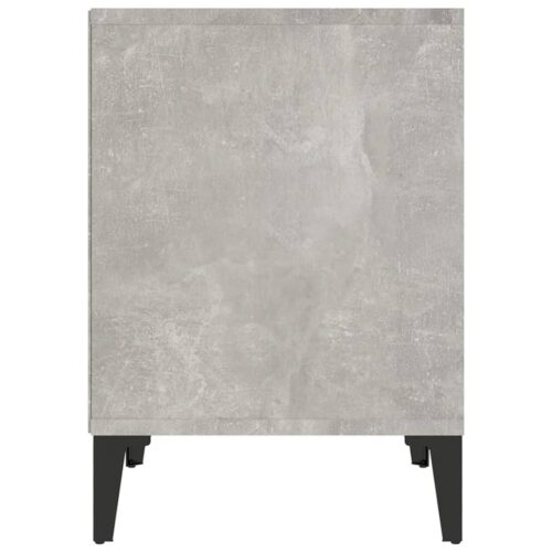 Bedside Cabinets 2pcs Concrete Grey 40x35x50cm - Image 7