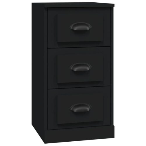 Sideboard Black 36x35.5x67.5cm Engineered Wood - Image 2