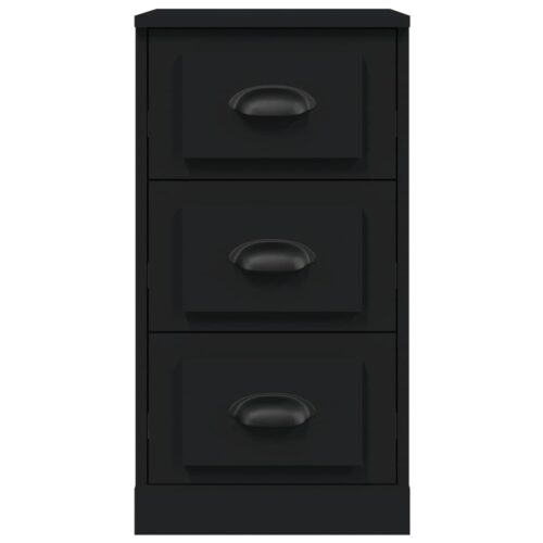 Sideboard Black 36x35.5x67.5cm Engineered Wood - Image 4