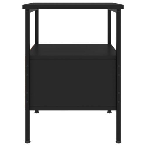 Bedside Cabinets 2pcs Black 34x36x50cm Engineered Wood - Image 8