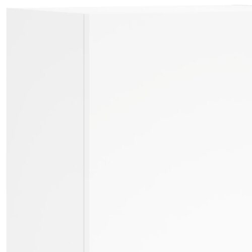 TV Wall Cabinet White 40.5x30x102cm Engineered Wood - Image 11