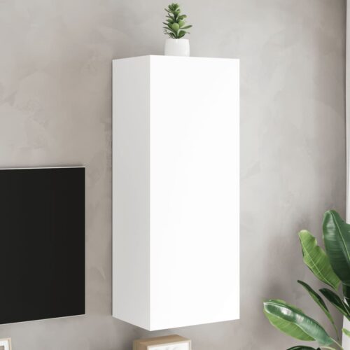TV Wall Cabinet White 40.5x30x102cm Engineered Wood - Image 12