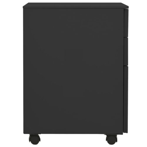 Mobile File Cabinet Anthracite 39x45x60cm Steel - Image 3