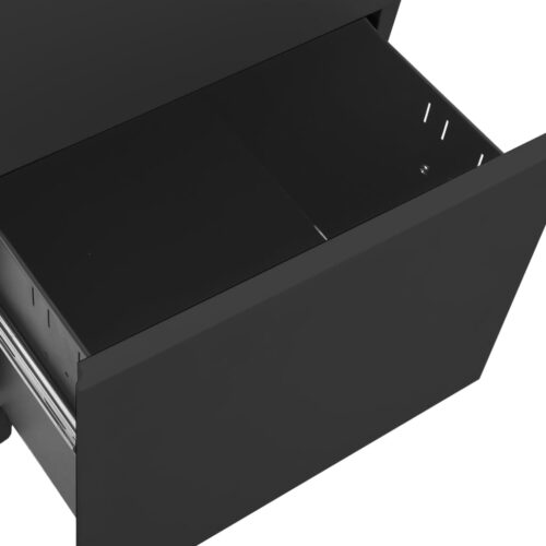 Mobile File Cabinet Anthracite 39x45x60cm Steel - Image 7