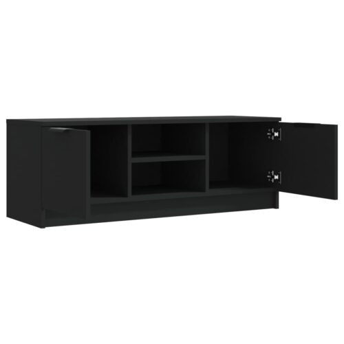 TV Cabinet Black 102x35x36.5cm Engineered Wood - Image 4