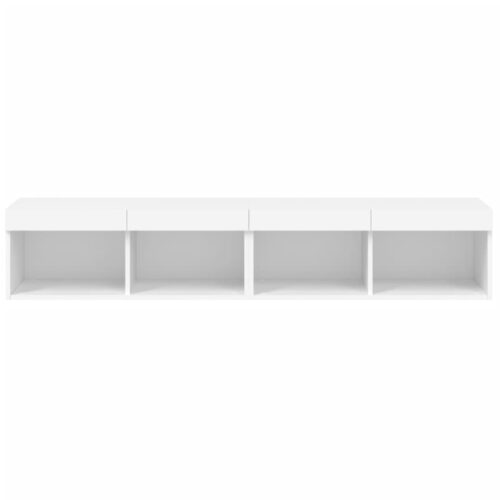 TV Cabinets with LED Lights 2pcs White 80x30x30cm - Image 7
