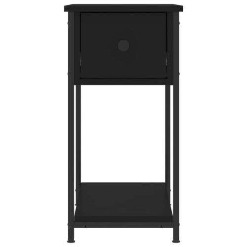 Bedside Cabinets 2pcs Black 30x60x60cm Engineered Wood - Image 6