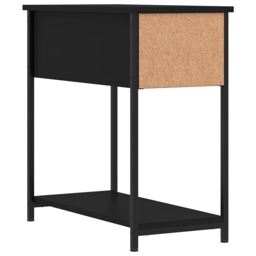Bedside Cabinets 2pcs Black 30x60x60cm Engineered Wood - Image 9