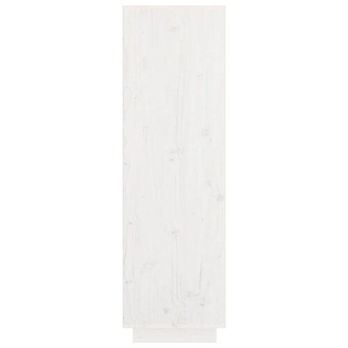 Highboard White 74x35x117cm Solid Wood Pine - Image 6