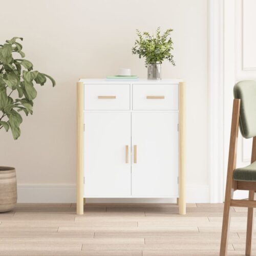 Sideboard White 62x38x75cm Engineered Wood