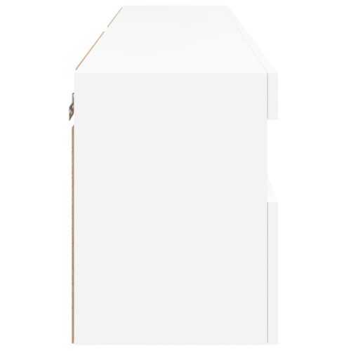 TV Wall Cabinets with LED Lights 2pcs White 60x30x40cm - Image 10